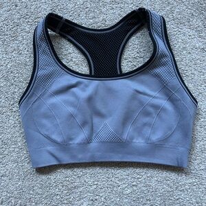 New Balance Gray and Black Reversible Women's Sports Bra